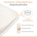Engelshof Alpaka Bettdecke "Farisa" Sommer / Ganzjahresdecke