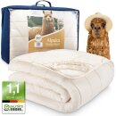 Alpaka Bettdecke | Engelshof Alpakas M&uuml;nsterland | ganzjahrestauglich | temperaturausgleichend | atmungsaktiv &amp; trocken | Ganzjahresdecke | 200x220cm