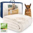 Alpaka Bettdecke | Engelshof Alpakas M&uuml;nsterland | 3 in 1 Decke| flexibel &amp; individuell | w&auml;rmt &amp; k&uuml;hlt ganzj&auml;hrig | 4 Jahreszeiten Decke | 200x200cm