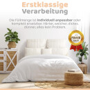 Alpaka Kissen | Engelshof Alpakas M&uuml;nsterland | Kopfkissen | optimales Schlafkima | trocken &amp; atmungsaktiv | mit Alpakavlies gef&uuml;llt | 40x60cm