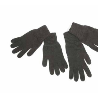 Engelshof Alpaka Strickhandschuhe Finger Anthrazit