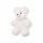 Fell-Teddy 15cm Alpaka-Kuscheltier von APU KUNTUR Weiß