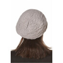 Beret BIESEN Basken-Mütze aus reinem Alpaka Damen Sand