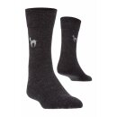 Alpaka BUSINESS SOCKEN elegante Strick-Socke für Herren und Damen- Dunkelgrau 39-41