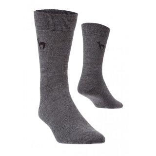 Alpaka Business Socken – Hellgrau
