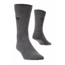 Alpaka BUSINESS SOCKEN elegante Strick-Socke für Herren und Damen- Hellgrau 39-41