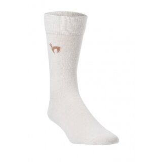 Alpaka BUSINESS SOCKEN elegante Strick-Socke - Weiß...