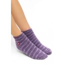 Alpaka FREIZEIT SOCKEN - violett meliert &ndash; Produktansicht 2