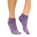 Alpaka FREIZEIT SOCKEN - violett meliert &ndash; Produktansicht 3
