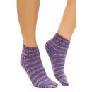 Alpaka FREIZEIT SOCKEN - violett meliert &ndash; Produktansicht 4