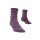 Alpaka Freizeitsocken – violett meliert