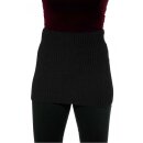 APU KUNTUR Nierenw&auml;rmer oder Rock RIPP aus Baby Alpaka Schwarz XL