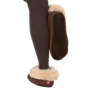 APU KUNTUR Alpaka FELL-PANTOFFELN mit Alpakafell Kragen 37/38