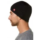 Wendem&uuml;tze Damen + Herren Beanie - Schwarz / Grau