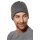 Wendemütze Damen + Herren Beanie - Schwarz / Grau