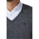 Feinstrick Pullover BASIC Baby Alpaka Herren APU KUNTUR L