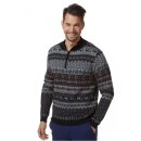 Jacquard Strick Troyer ANDEN VIENTOS Alpaka Herren Pullover