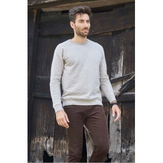 Pullover JANIS aus Royal Alpaka und Bio Baumwolle für Herren M
