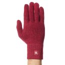 APU KUNTUR Fingerhandschuhe UNI aus Baby Alpaka Rot meliert XS
