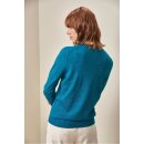 KUNA Essentials Pullover ALEXIA aus reinem Baby Alpaka f&uuml;r Damen - Diesel XL