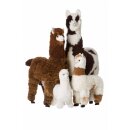 Fell-Alpaka 130cm Naturfell Kuscheltier von APU KUNTUR Wei&szlig;