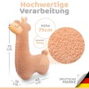 Alpaka Seitenschl&auml;ferkissen XXL Kuscheltier &ndash; Produktansicht 3