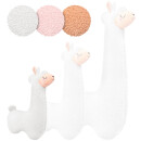 Alpaka Seitenschl&auml;ferkissen XXL | Engelshof Farm | Extra weich &amp; 75 cm lang | Farbe Wei&szlig; | Alpaka Kissen | Kuscheltier f&uuml;r Erwachsene | Schlafhilfe