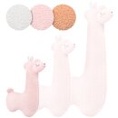 Alpaka Seitenschl&auml;ferkissen XXL | Engelshof Farm | Extra weich &amp; 75 cm lang | Farbe Rosa | Alpaka Kissen | Kuscheltier f&uuml;r Erwachsene | Schlafhilfe