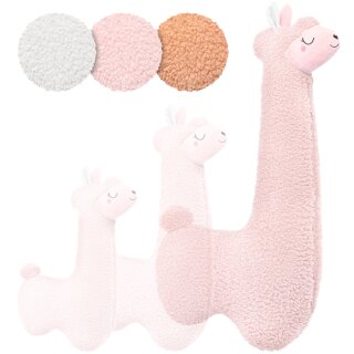 Alpaka Seitenschläferkissen XXL, 130 cm lang, Rosa