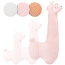 Alpaka Seitenschl&auml;ferkissen XXL | Engelshof Farm | Extra weich &amp; 130 cm lang | Farbe Rosa | Alpaka Kissen | Kuscheltier f&uuml;r Erwachsene | Schlafhilfe