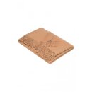 APU KUNTUR Alpaka Tagesdecke UNI aus 100% Baby Alpaka kamel