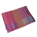 etiqueta blanca Stola Schal Regenbogen Rot