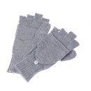 etiqueta blanca Handschuhe DORITA mit Fingerschutz 100% Baby Alpaka Hellgrau