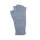 etiqueta blanca Halbfinger Handschuhe LUISA 100% Baby Alpaka Steelblue