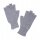 etiqueta blanca Halbfinger Handschuhe LUISA 100% Baby Alpaka Steelblue