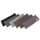 etiqueta blanca Stirnband MALIN 100% Baby Alpaka Schwarz