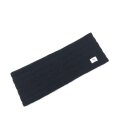 etiqueta blanca Stirnband MALIN 100% Baby Alpaka Schwarz