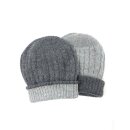 etiqueta blanca Wendem&uuml;tze ISABELLE 100% Baby Alpaka Anthrazit/Silber