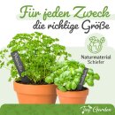 Tiny Garden Pflanzenstecker aus Schiefer St&auml;bchen 5er Set klein (15x2cm)