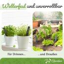 Tiny Garden Pflanzenstecker aus Schiefer St&auml;bchen 5er Set klein (15x2cm)