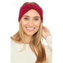 APU KUNTUR Alpaka Stirnband SUAVE Twist aus 100% Baby Alpaka rot &ndash; Produktansicht 4