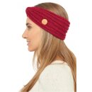 APU KUNTUR Alpaka Stirnband SUAVE Twist aus 100% Baby Alpaka rot