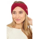 APU KUNTUR Alpaka Stirnband SUAVE Twist aus 100% Baby Alpaka rot