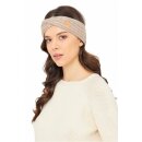 APU KUNTUR Alpaka Stirnband SUAVE Twist aus 100% Baby Alpaka sand