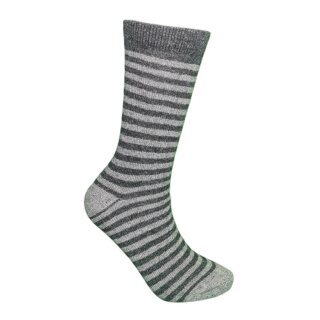 Engelshof Alpakasocken Ringelsocken 39-42 grau/anthrazit