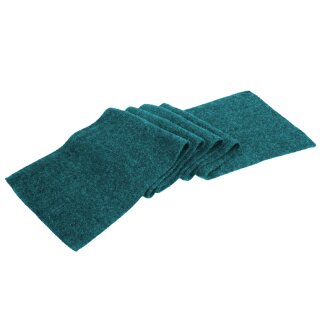 Alpaka Schal gestrickt 100% Alpakawolle - Petrol