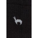 Alpaka SKI-SOCKEN / Wanderstr&uuml;mpfe - Schwarz &ndash; Produktansicht 3