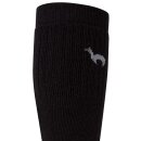 APU KUNTUR Alpaka SKI-SOCKEN Outdoor Wanderstr&uuml;mpfe 40cm - Schwarz 42-44