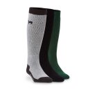 APU KUNTUR Alpaka SKI-SOCKEN Outdoor Wanderstr&uuml;mpfe 40cm - Schwarz 42-44