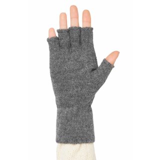 fingerlose Alpaka Handschuhe